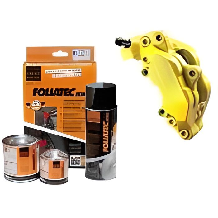 Kit peinture étriers de freins Foliatec JAUNE BRILLANT