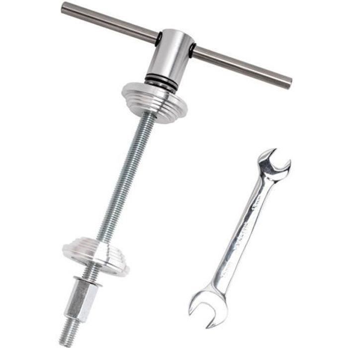 Support De Pédalier Vélo – Pour Cadre 80/100 Mm – Vis Incluses – Matériau Acier – Fixation Conique Carrée