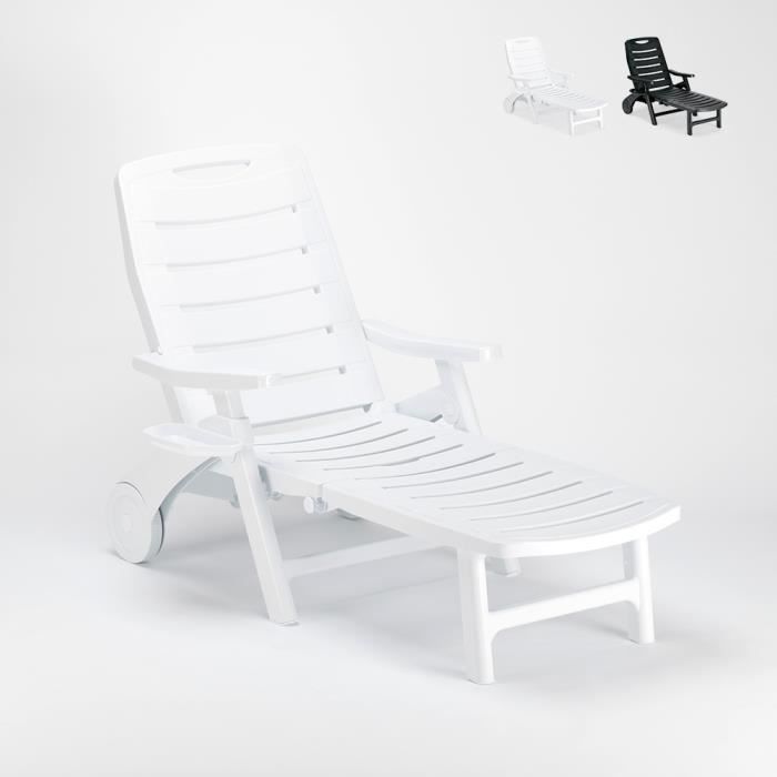Bain De Soleil Pliant En Plastique Pour La Piscine Et La Plage Premiere Grand Soleil Couleur Blanc Achat Vente Chaise Longue Bain De Soleil Pliant En Plast Cdiscount