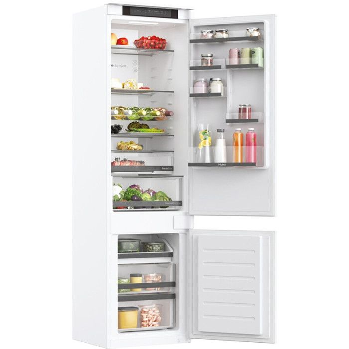 Refrigerateur congelateur en bas Haier HBW5519E NICHE 193 cm