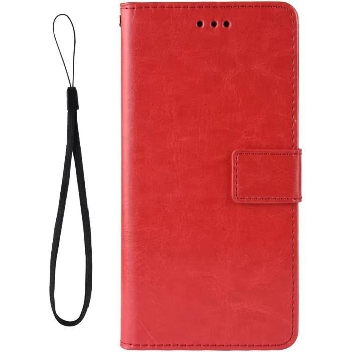 Housse Portefeuille SEAHAI Pour Oukitel C65 / C65 Pro - Cuir PU, Motif Chat, Support, RFID