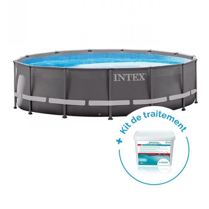Pack Piscine Tubulaire Intex Ultra Frame 4 27 X 1 22 M Traitement Pour Piscines 20 M Achat Vente Piscine Pack Piscine Tubulaire Intex Cdiscount