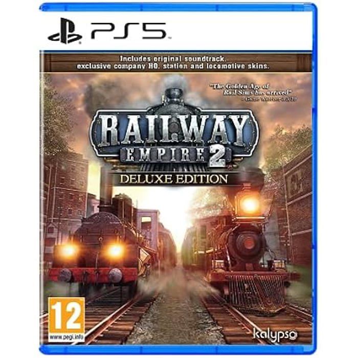 Jeu vidéo - KALYPSO - Railway Empire 2 - Deluxe Edition - Simulation - PS5 - Blu-Ray