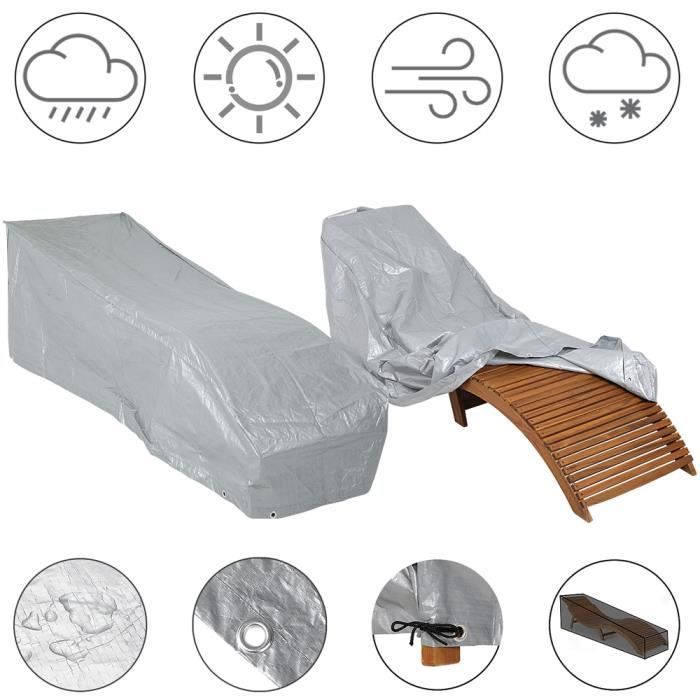 Bâche De Protection Jardin 122x112x98 Cm Kingsleeve - Résistante UV Et Intempéries Pour Meubles