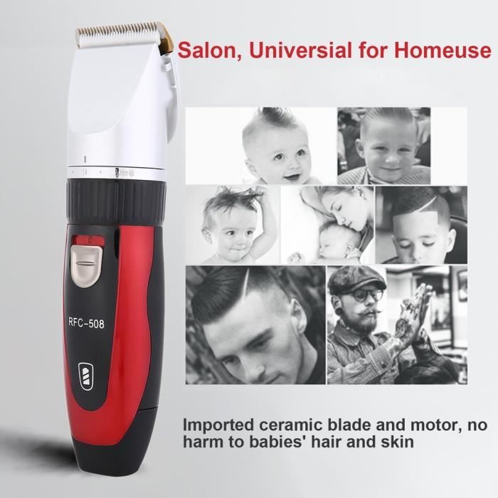 Surker Rfc 8 Tondeuse A Cheveux Electrique Bebe Enfants Adultes Coupe Ceramique Etanche Cdiscount Electromenager