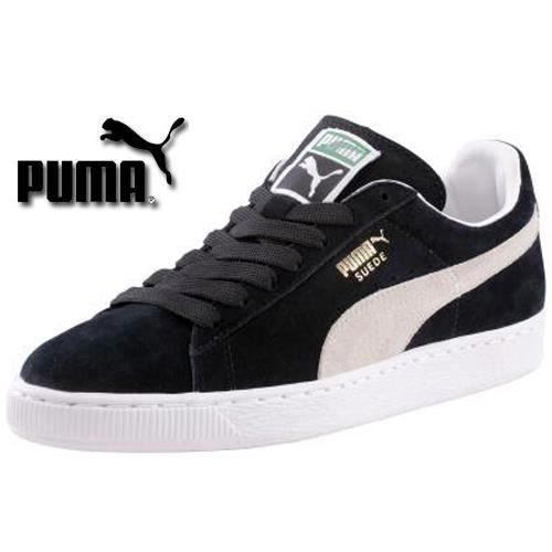 chaussure puma noir et blanc