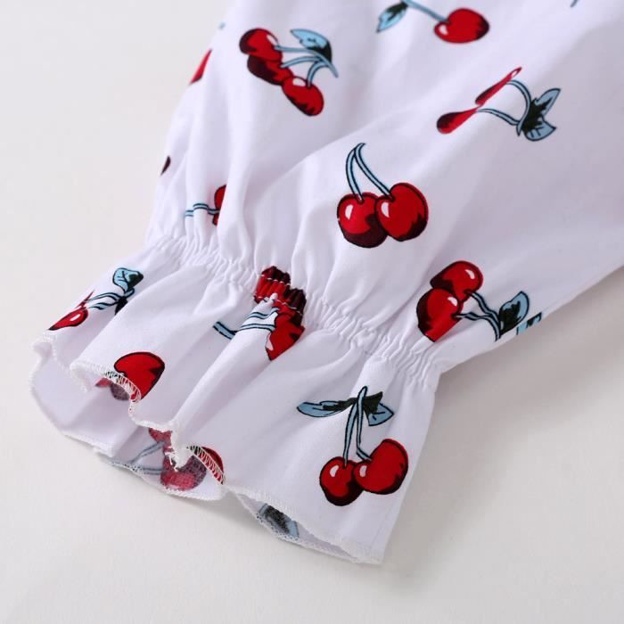 Enfant En Bas Age Enfants Bebe Filles Cerise Impression Lache Pantalon Casual Leggings Pantalon Cqqwh Blanc Blanc Cdiscount Pret A Porter