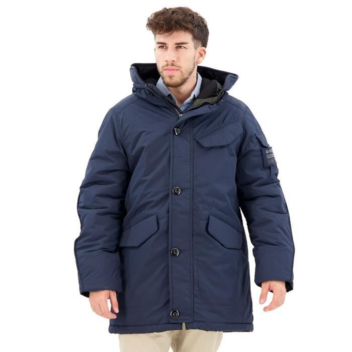 G-STAR RAW Vodan Padded Hooded Parka Homme, Bleu (salute D22713