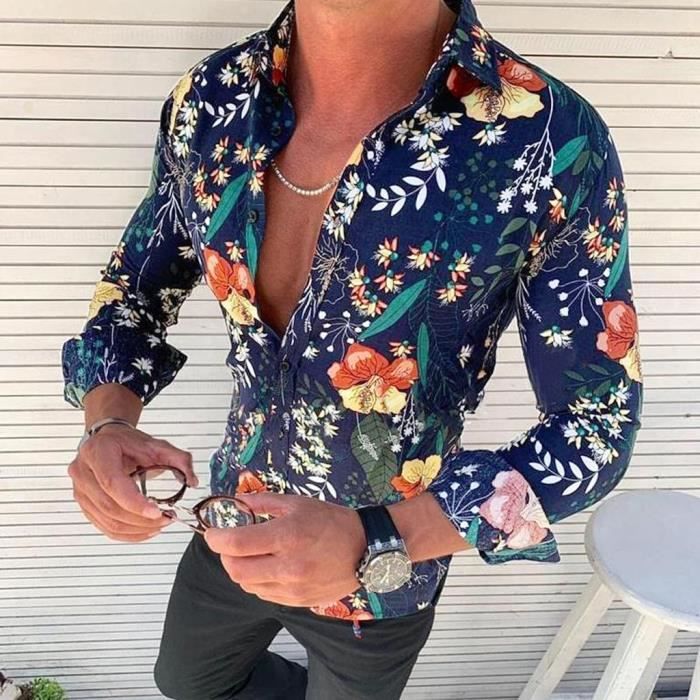 chemise à fleur