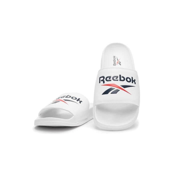 Reebok Femme Chaussures / Claquettes \u0026 Sandales Classic Slides Blanc -  741312 - Cdiscount Chaussures
