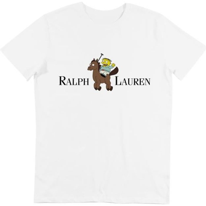 T-SHIRT WIGGUM - LES SIMPSONS - RALPH LAUREN - GL BOUTIK