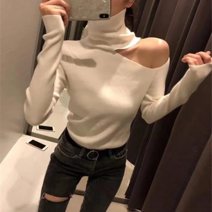 Pull avec hotsell epaule dénudée