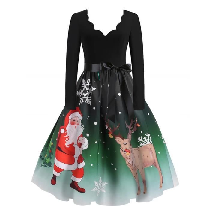 Robe Vintage Noel Noire