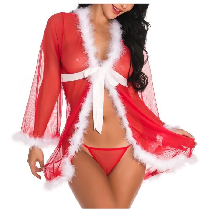 Manteau De Noël Costume Chien Rouge Vert Taille S