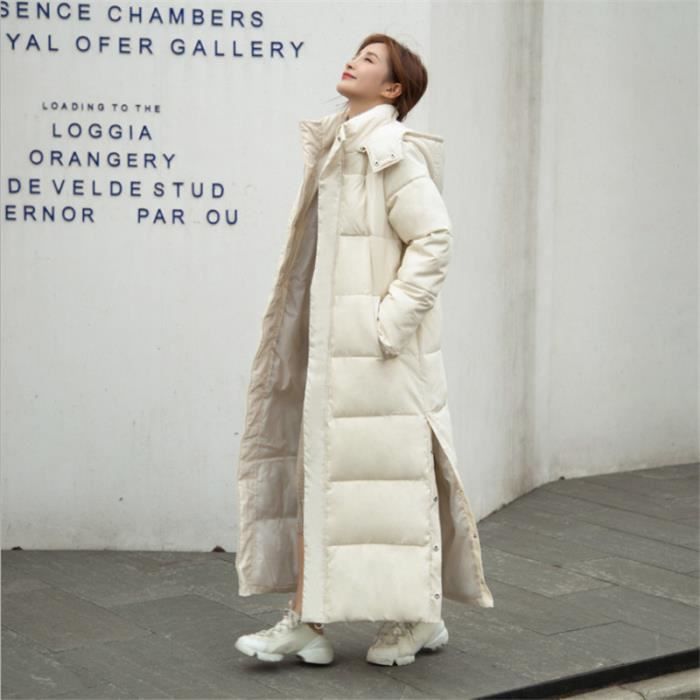 Doudoune blanche discount femme longue
