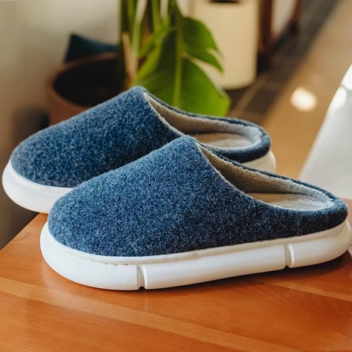 Chaussons pantoufles d int rieur en feutre EVA pour homme et femme