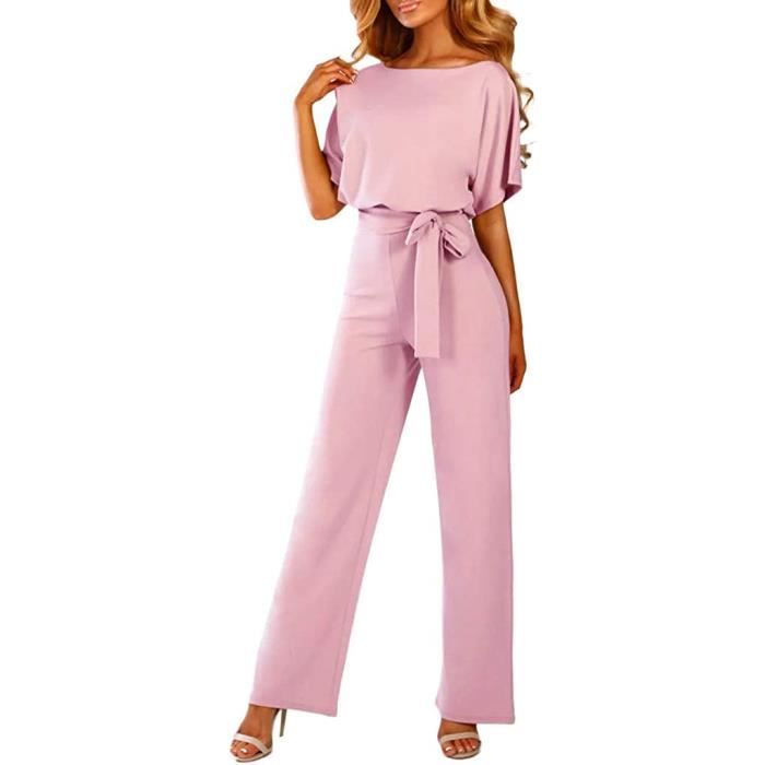 Combinaison pantalon rose 2025