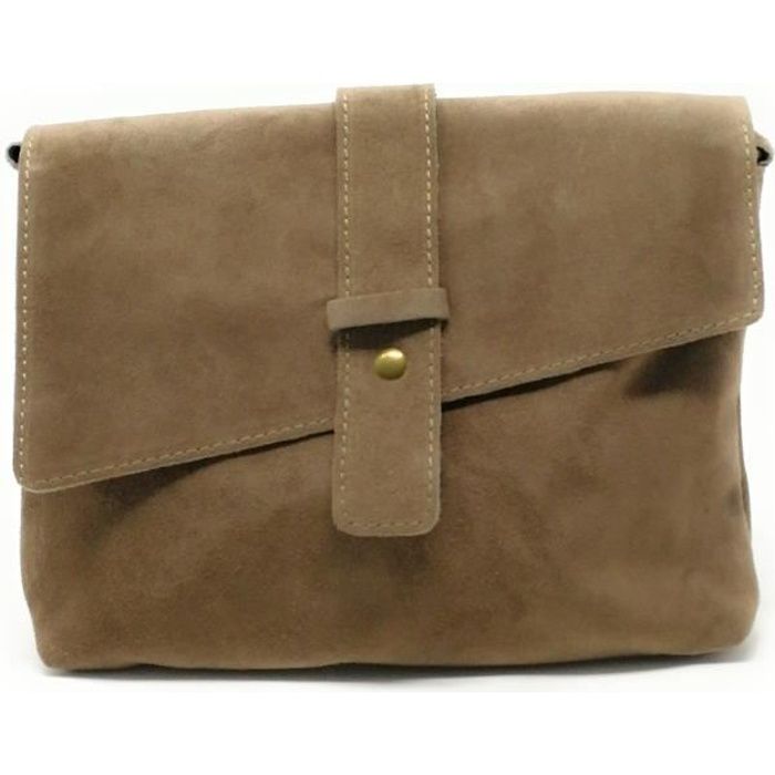 sac en daim camel