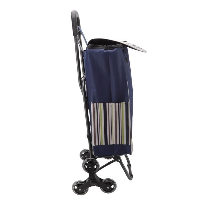 Omabeta Caddie pliable Chariot de courses pliable pour personnes âgées, chariot à légumes avec