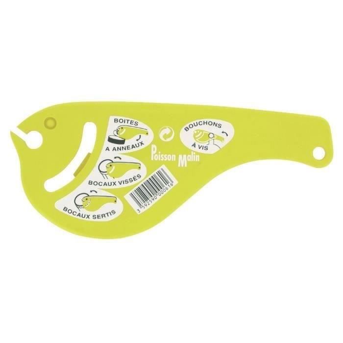PATISSE Poisson Malin Ouvre-bocal multifonction