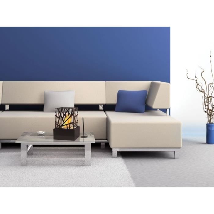 cheminee bioethanol de table pierres decoratives cdiscount bricolage