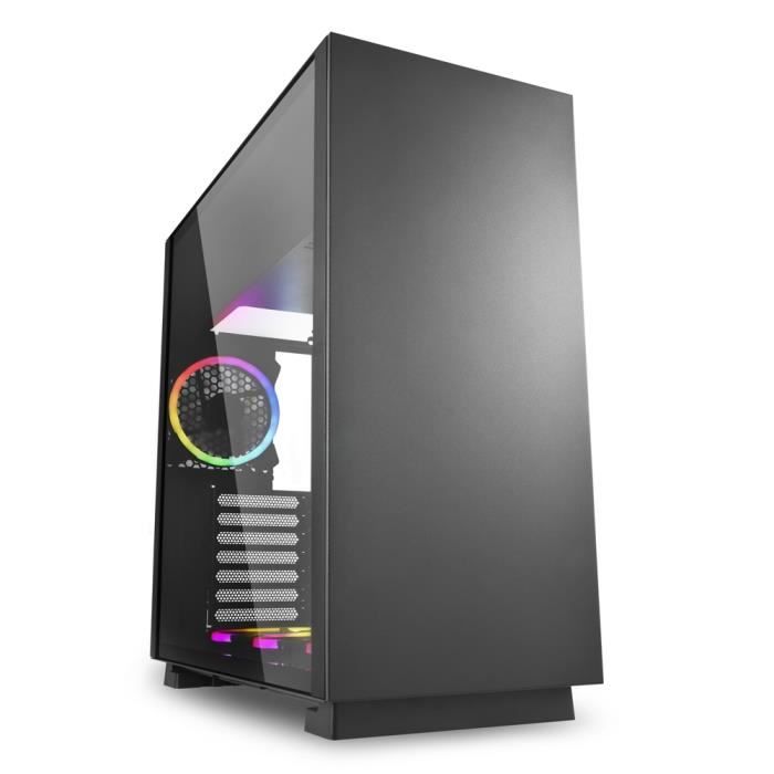 Sharkoon Pure Steel, Midi ATX Tower, PC, Acier,