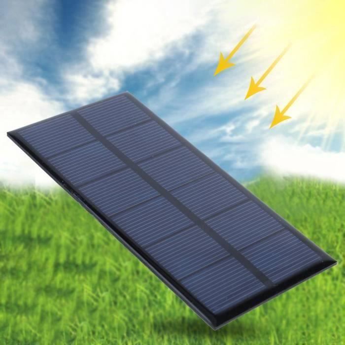 Mxzzand panneau de cellules solaires Panneau solaire portatif 5.5W 18V Mxzzand panneau de cellules solaires Panneau solaire portatif 5.5W 18V