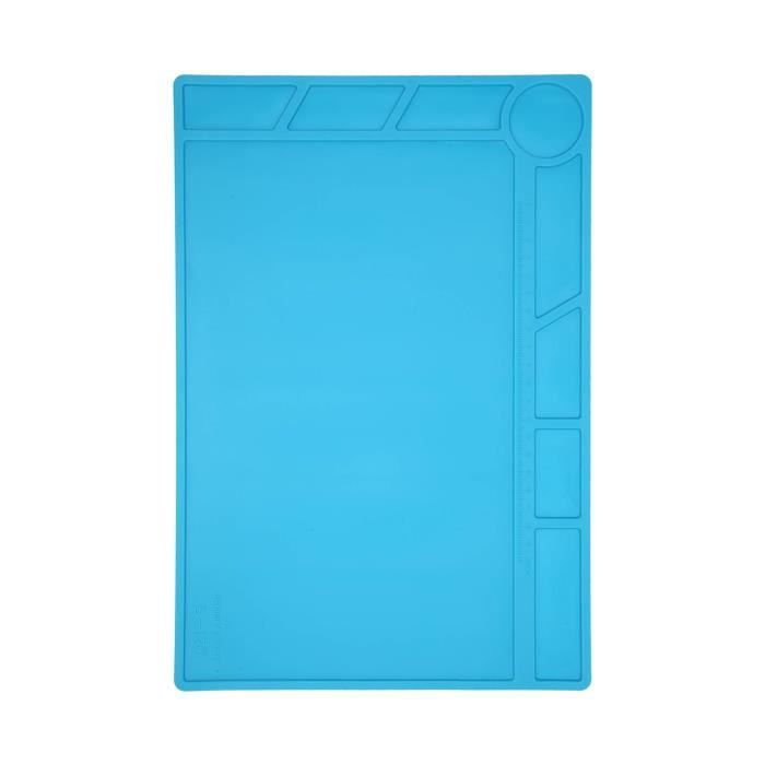 Tapis De Soudure Silicone 500°C - 30x45cm | Antidérapant & Antistatique | Pour Réparation Électronique