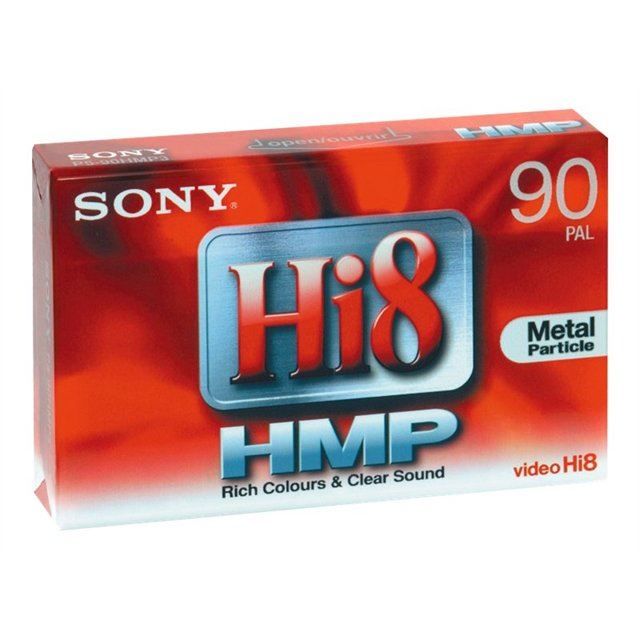 Cassettes Hi8 Sony HMP - 1 x 90min - Support vierge Hi8 - Métal Polarisation