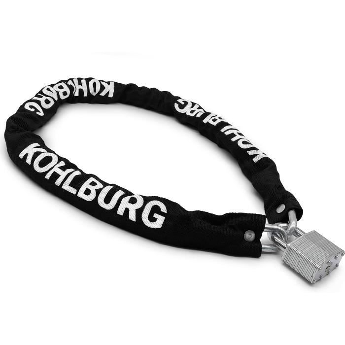 Antivol à Code Câble 180cm Kohlburg - 3mm épaisseur - Pour Vélo, Snowboard, Casque