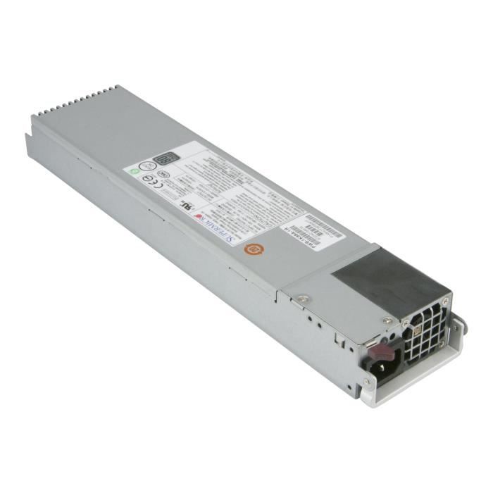 Supermicro PWS-1K68A-1R Alimentation redondante (rack-montable) 80 PLUS Titanium CA 100-240 V 1600 Watt PFC 1U - vue 1