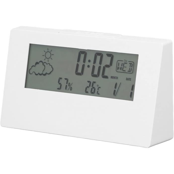 Réveil Numérique NEWGATE Sphère Centre De La Terre - Affichage LCD Température Alarme Snooze