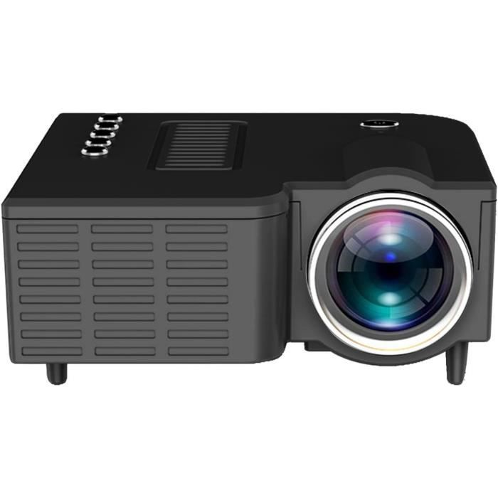 Projecteur Portable Mini - Home Cinéma D'Extérieur Avec HDMI Et USB, Compatible Téléphone Et Ordinateur