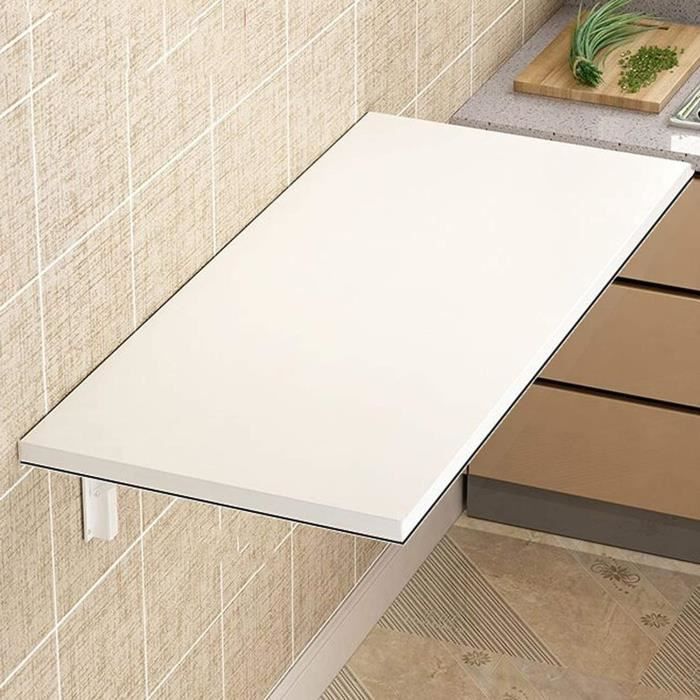 Table Murale Rabattable Blanche, Table Pliante Murale Rabattable, Table De Balcon Pliante, Table