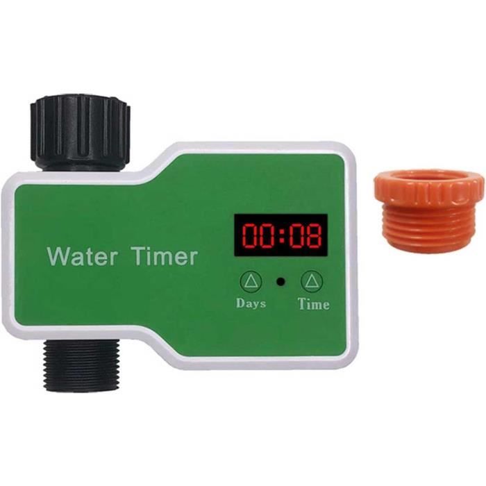Minuteur D'arrosage Intelligent Avec Télécommande 50 M - 6 Modes Programmables (5 à 120 Min), étanche IP55, Batterie Longue Durée - Pour Tuyau D'arrosage, Jardin, Pelouse