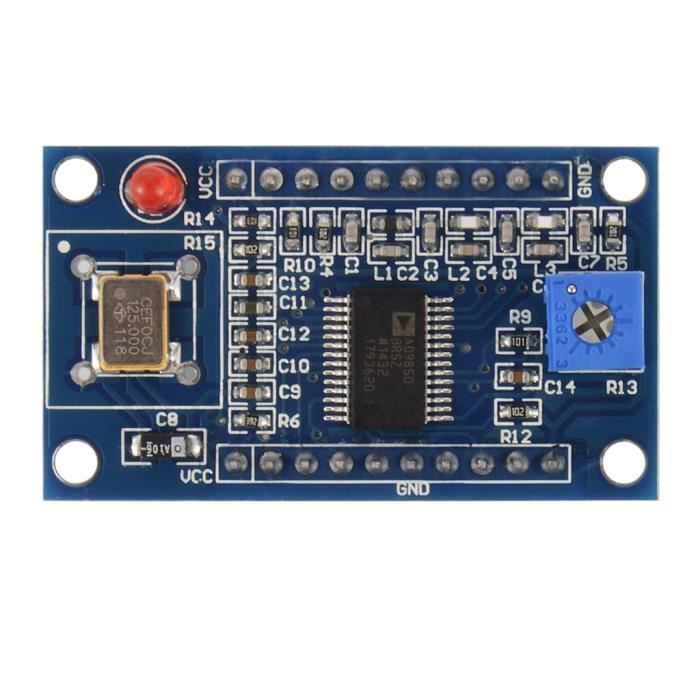 Module Générateur De Signaux DDS AD9850 – 125 MHz, Sorties Sinus Et Carrée 0-40 MHz – Pour électronique, Tests