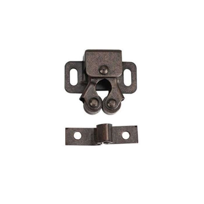 PJW00029BLOQUE PORTE,Loquet à Double rouleau en cuivre, 1 pièce, verrouillage de porte d