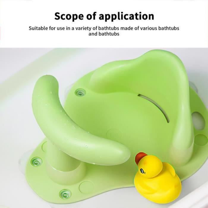 Ww251 Bebe Baignoire Siege Enfants De Bain Bebe Anti Slip Tapis Salle Matelas Slip Assise Rond Douche Vert Cdiscount Puericulture Eveil Bebe