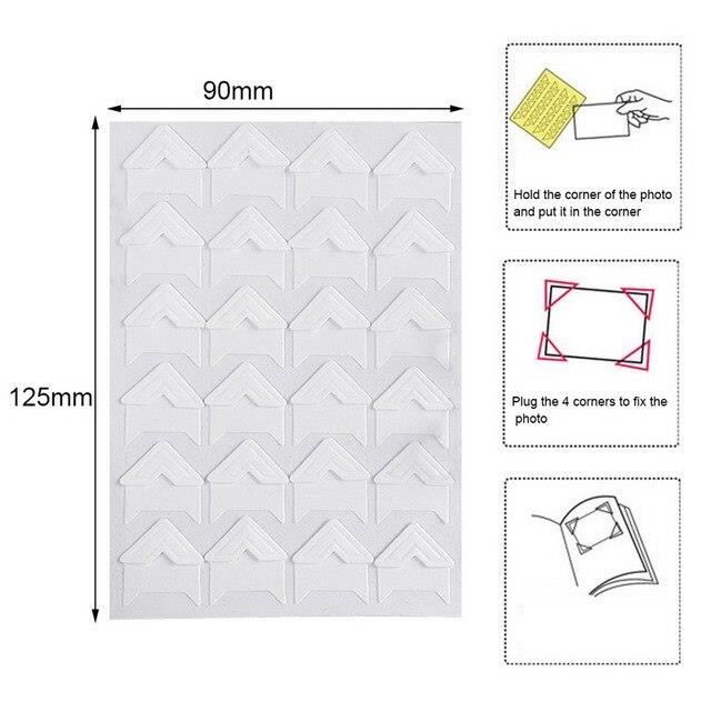 432 Autocollants Coins Photo - 6 Couleurs Kraft - Pour Albums Et Scrapbooking