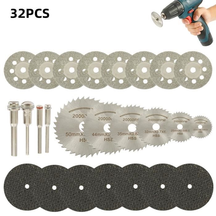 Accessoire Meuleuse 7 Pouces Lot De 50 Disques à Couper 7 Pouces (180mm) Pour Meuleuse - Acier, Inox, Plastique - SATC Disque 76mm Meuleuse