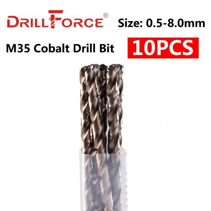Jeu de forets au cobalt MAXIMUM, pour bois, métal, plastique, paq. 13