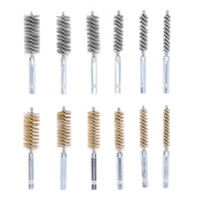 10 PIÈCES MULTI-USAGES Professionnel Brosse D'alésage D'acier EUR 16,69