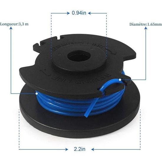 Débroussailleuse Ryobi Bobine Et Fil Pour One Pour OLT1832, P2000, P2001, P2002, P2003 18 V[579 Ryobi One