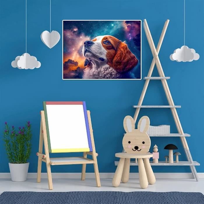 Kit Diamond Painting Enfant 8 Pièces Avec Cadre - Loisir Créatif 5D Pour Enfants 8 Ans Et Plus