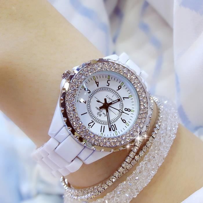 Montre en ceramique best sale blanche