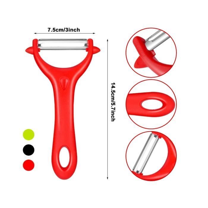 Éplucheur De Légumes Multifonction En Acier Inoxydable, éplucheur De Pommes De Terre Pour Cuisine, éplucheur De Fruits Avec Poignée Antidérapante, éplucheur En Forme De Y Pour éplucher Les Fruits