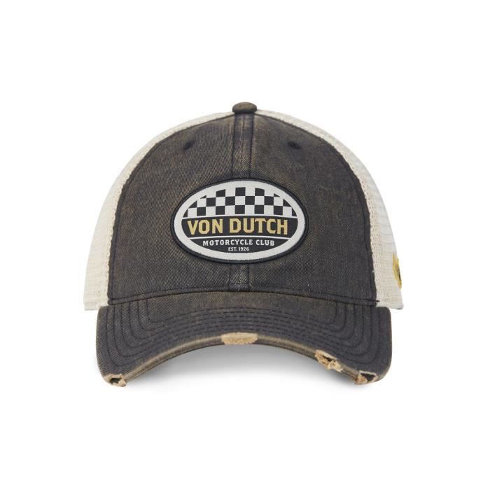 Casquette Von Dutch Ajustable - Modèle Trucker Ou Baseball - Taille Unique 55,5-60 Cm - Pour Homme Et Femme