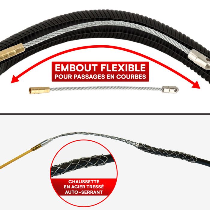 Embouts En Caoutchouc Ronds Et Flexibles - Zwart - Diamètre