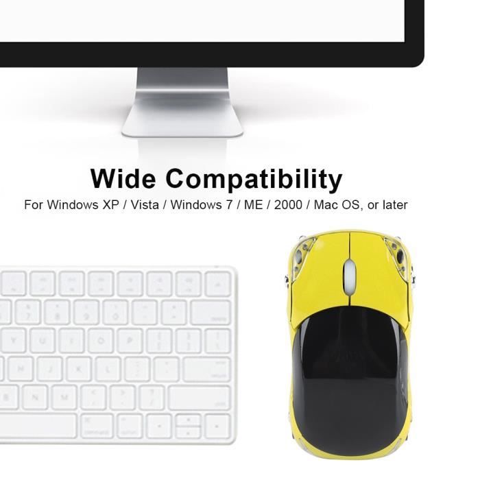 Souris Pliable Sans Fil pour Mac et PC USB Universelle Capteur Optique 3  Boutons Ordinateur - Cdiscount Informatique