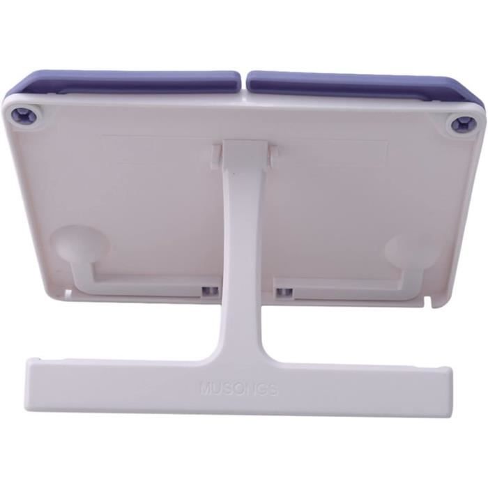 Pupitre De Musique En Bambou Pour Bureau - Support Réglable Pour Partitions, Livres, Recettes